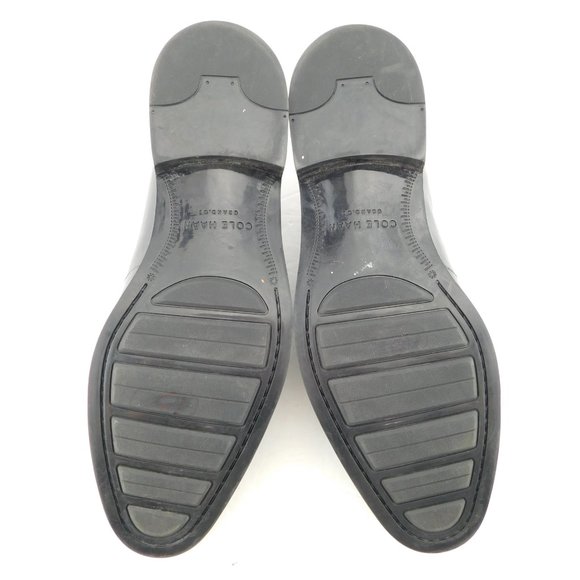 COLE HAAN Black Leather Slip-on Loafers 7.5 - Picture 5 of 6